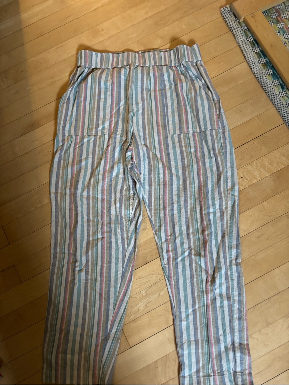 Toad&Co Striped Lightweight Chinos - Blue, Gray, Pink, Green